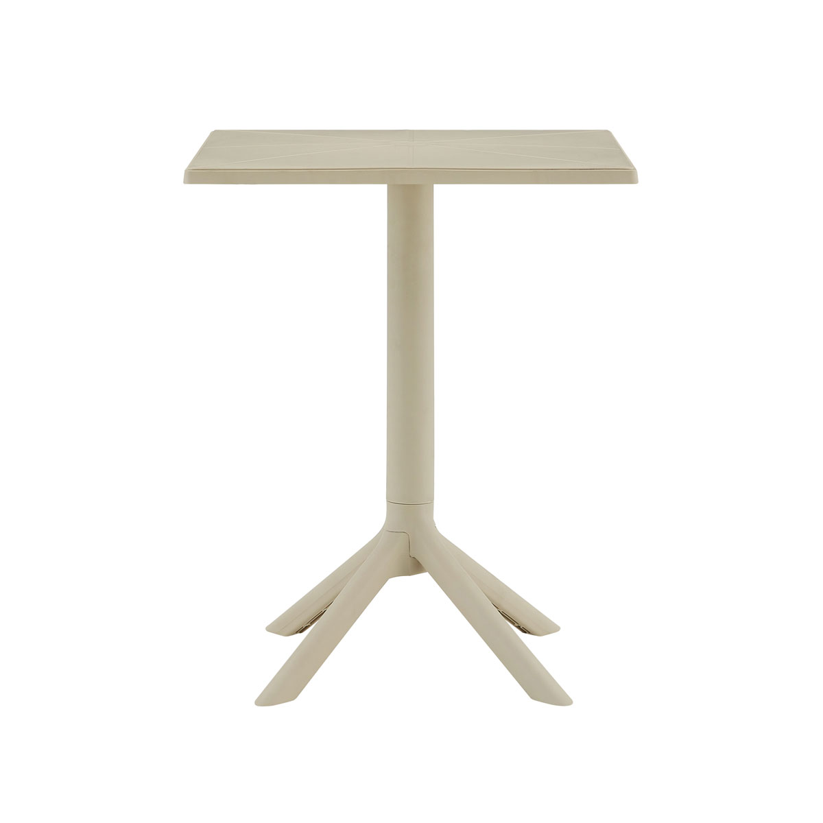 Mesa BARI beige cuadrada