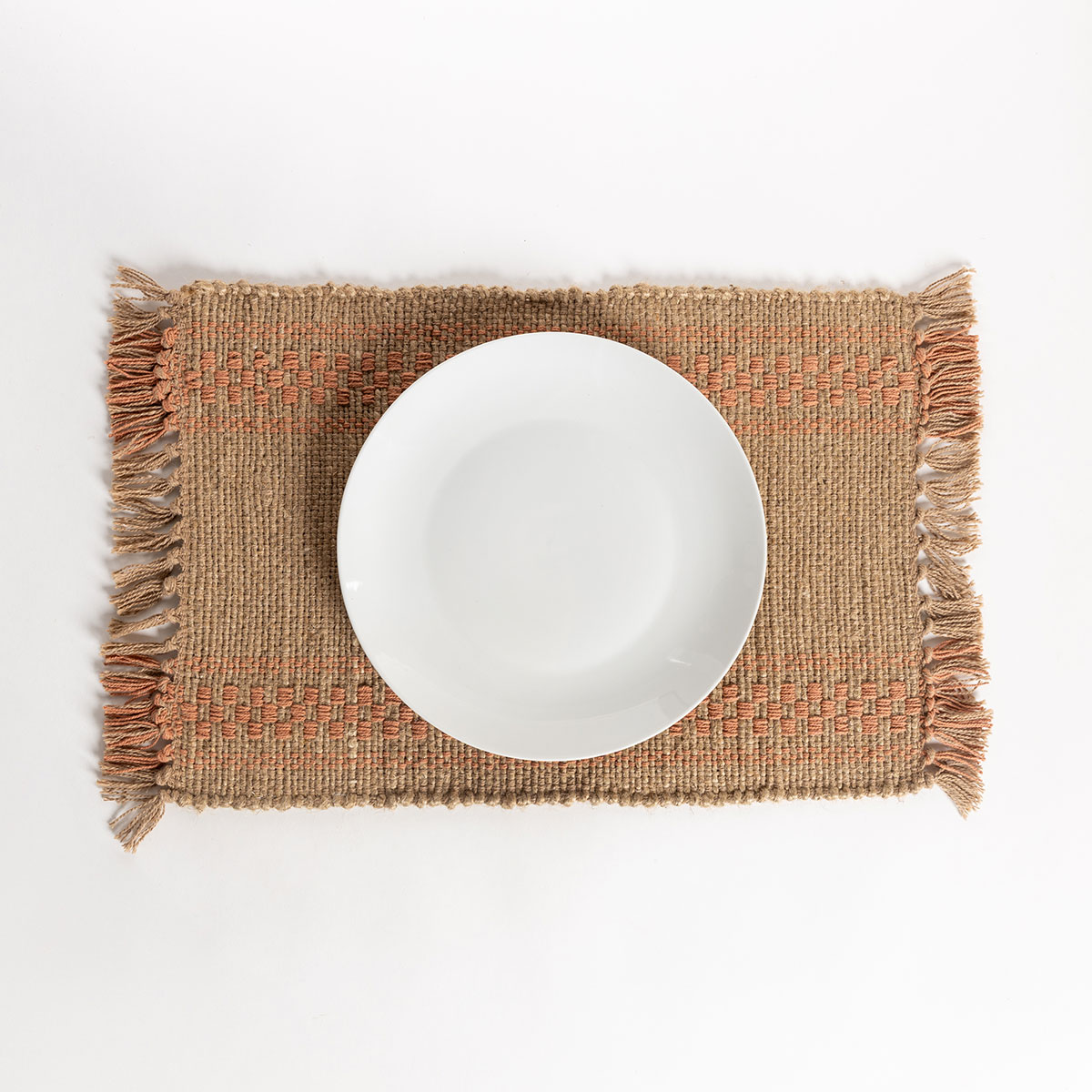 Mantel individual MIRAGE marr&oacute;n 33x48cm
