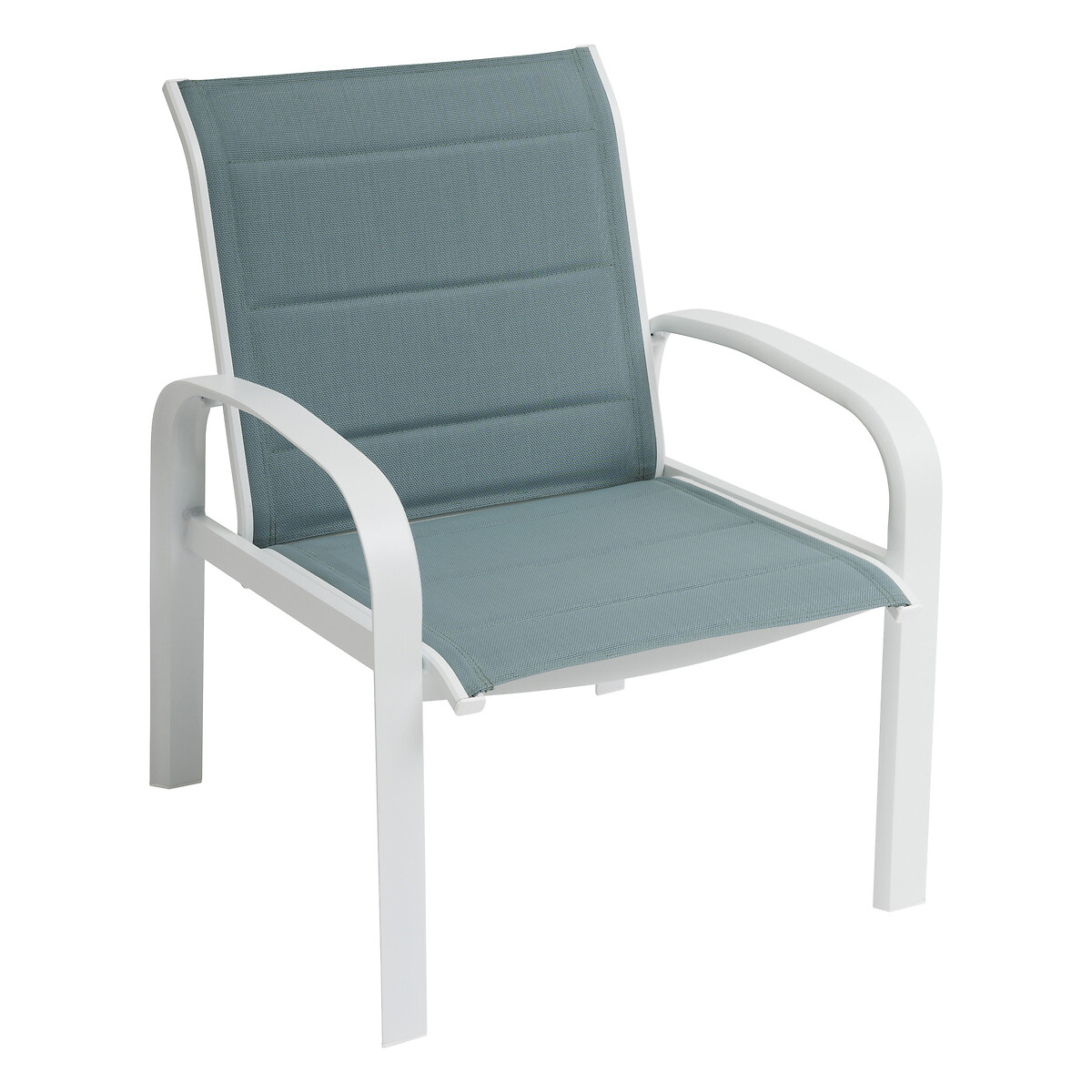 Juego ELYN verde claro y blanco de 4 plazas