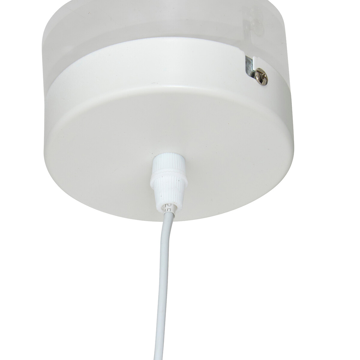 L&aacute;mpara de techo TOXEY blanco de metal 110x28cm