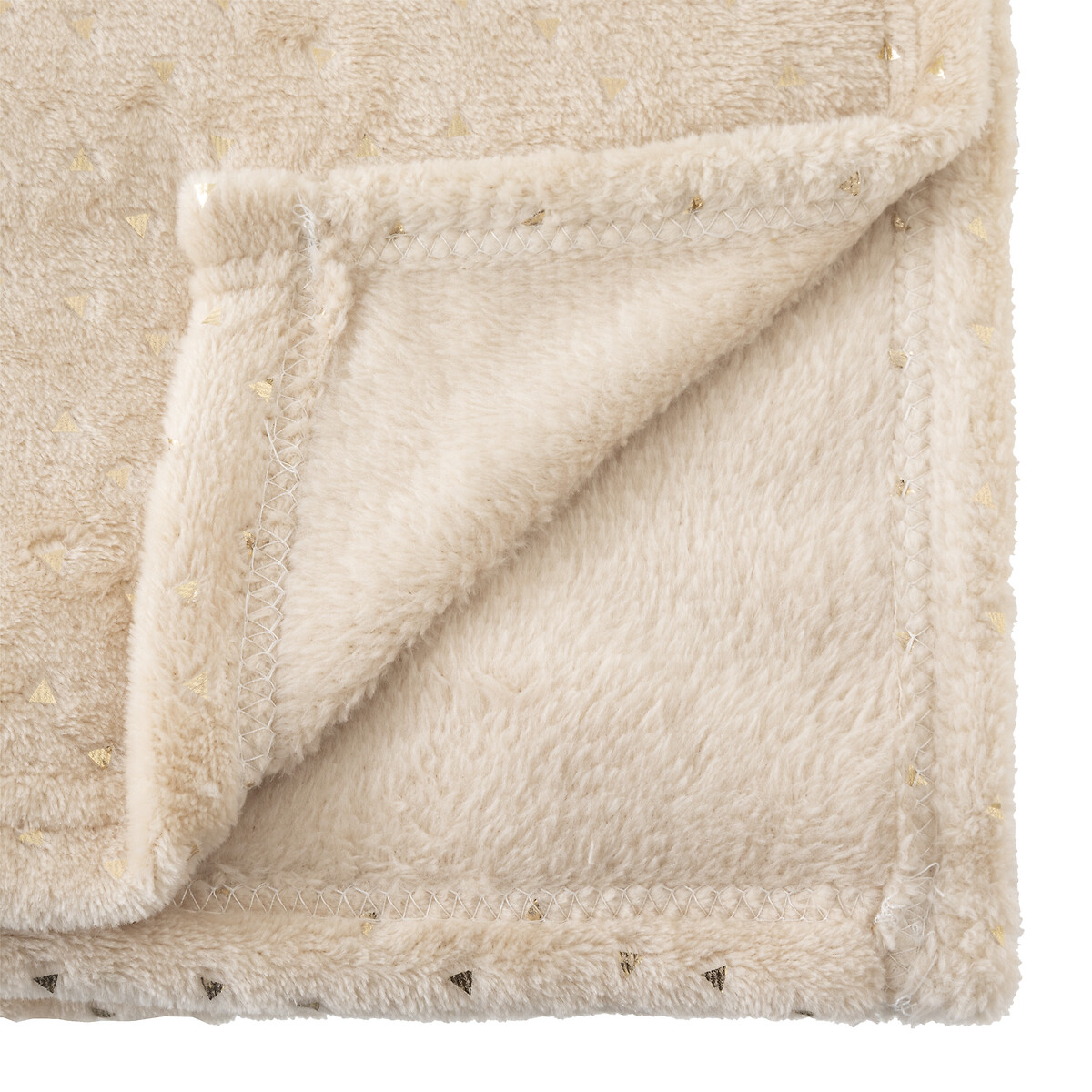 Manta Berlingot Beige 75x100Cm