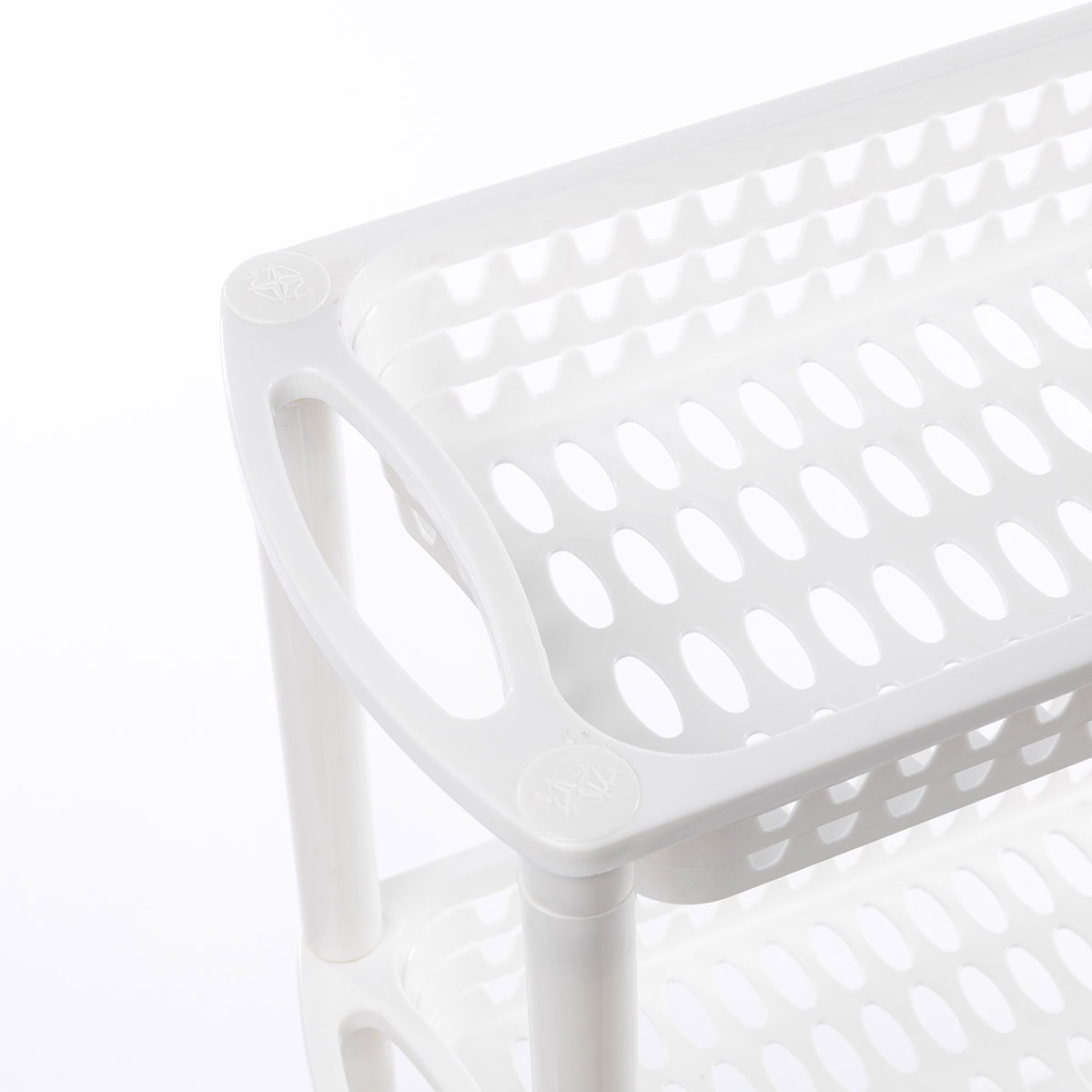 Carrito De Cocina 3 Cestas Blanco