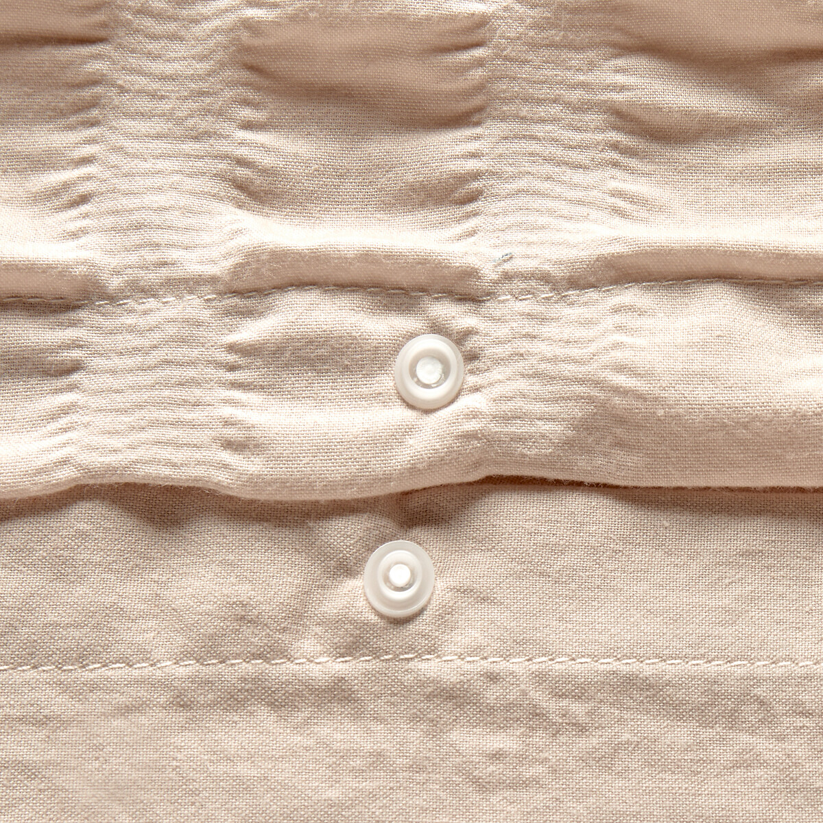 Juego de cama doble 2 fundas almohada IRHIA beige