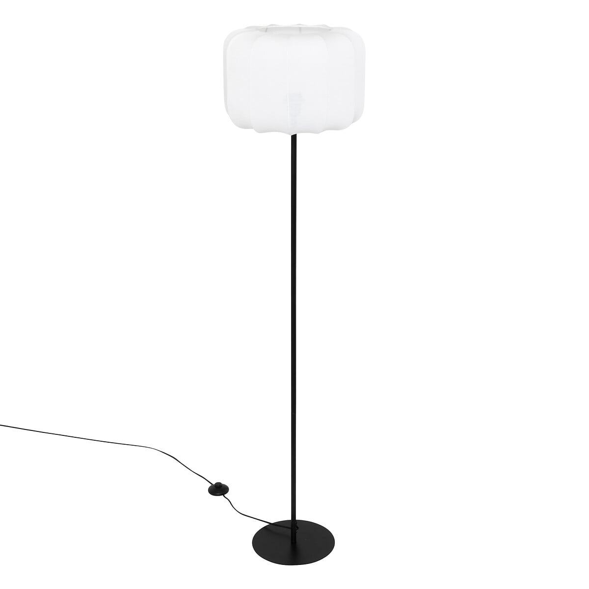L&aacute;mpara de pie TOBIE negra 150cm