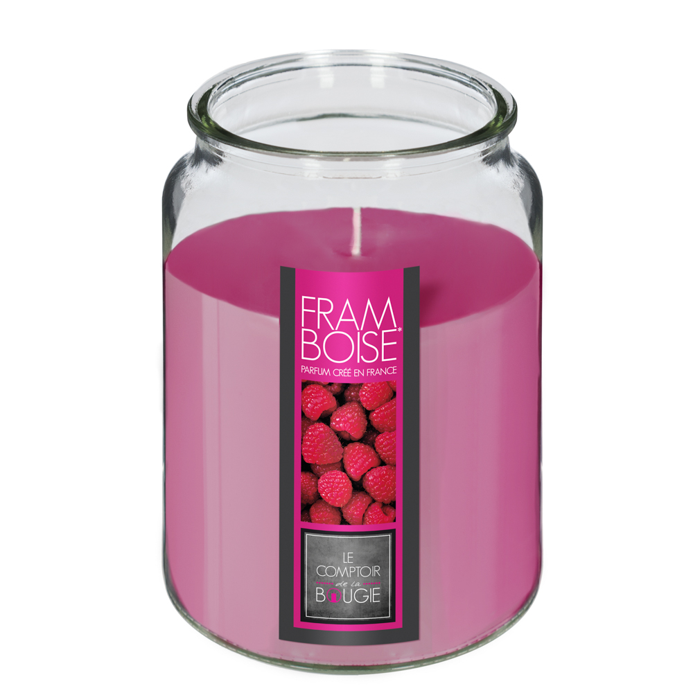 Vela Tarro C/Tapa Aroma Frambuesa 510G