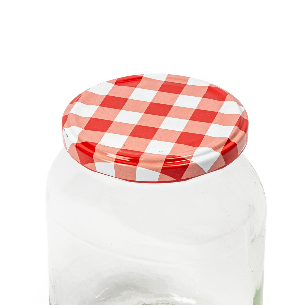 Frasco Vidrio C/Tapa Decorada 720Cc