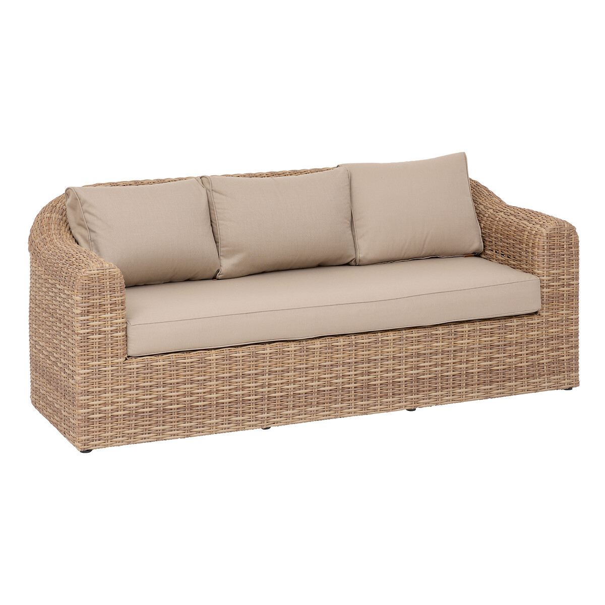 Juego de jardín MOORÉA savana de ratán sintético 