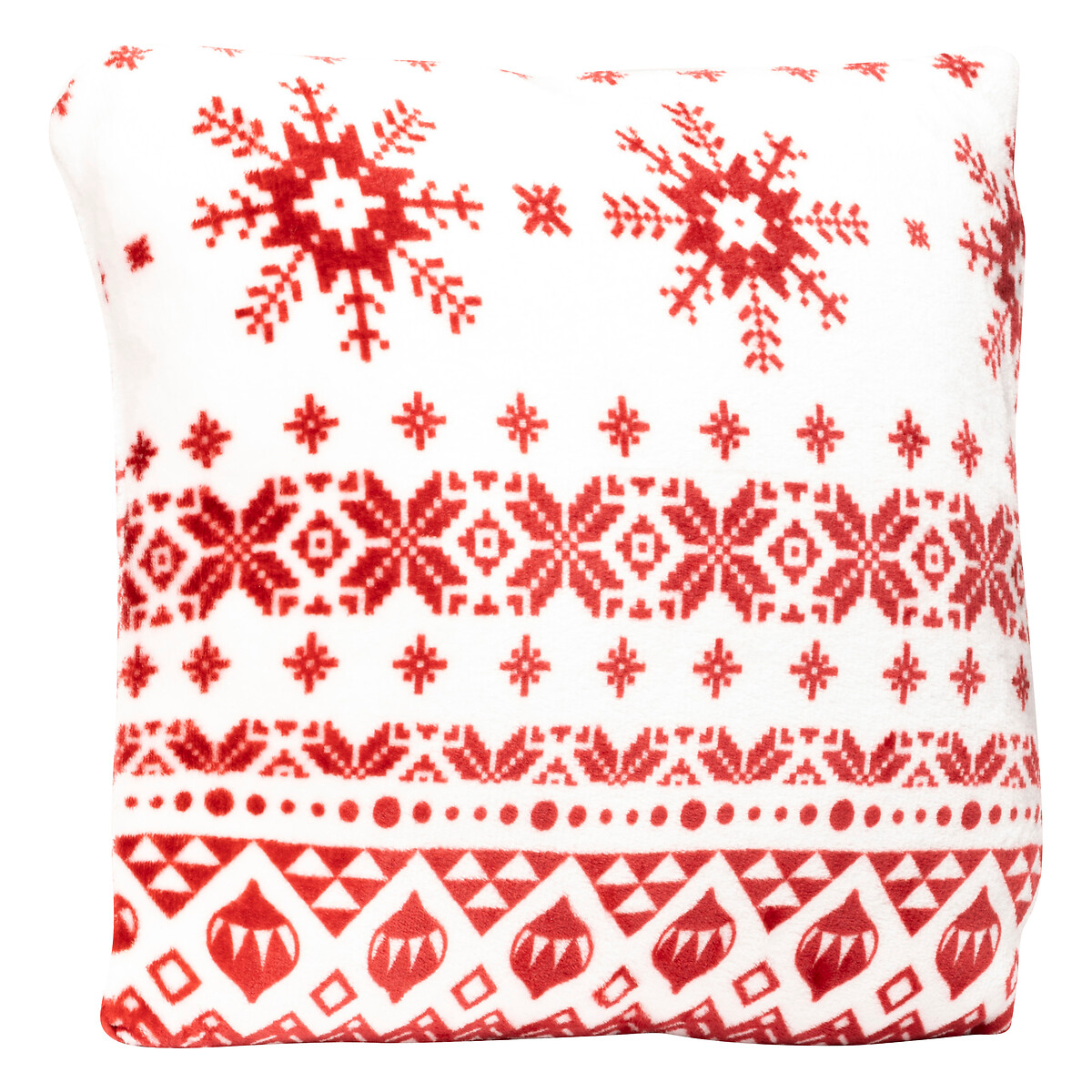 Coj&iacute;n decorativo navide&ntilde;o SCANDI rojo 40x40cm