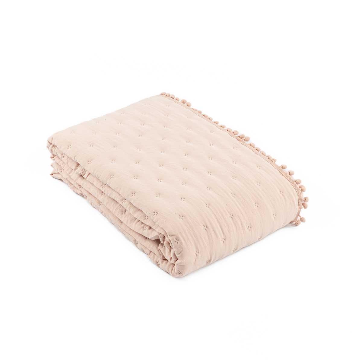 Edredón Bear Rosa/Gris Revers. 140x220Cm