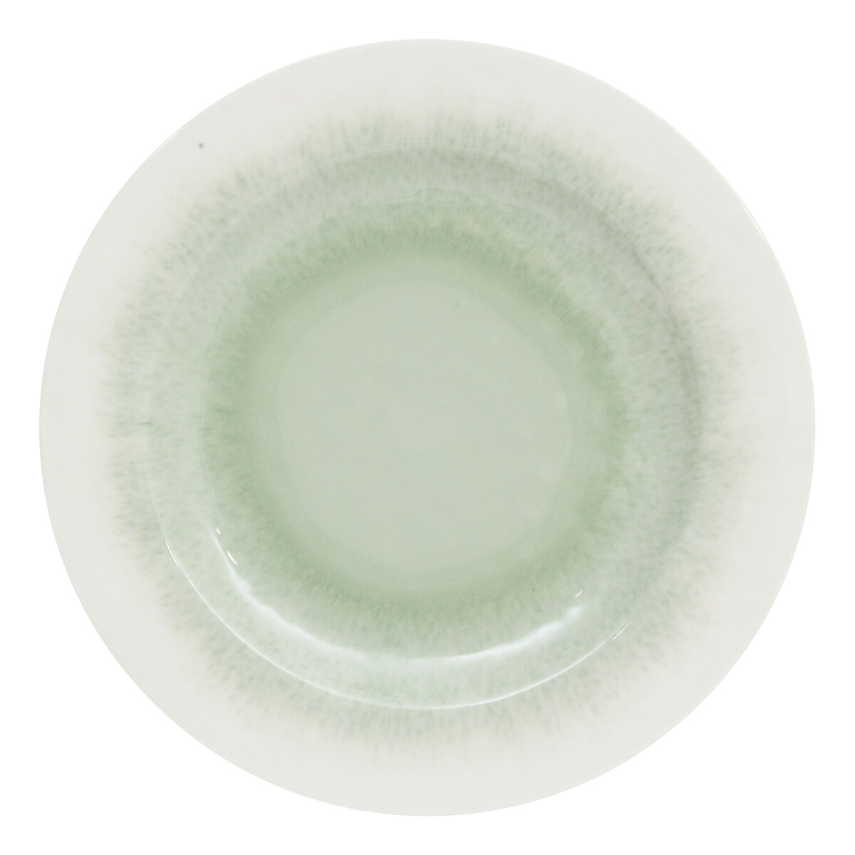 Plato llano CLARA verde 28cm