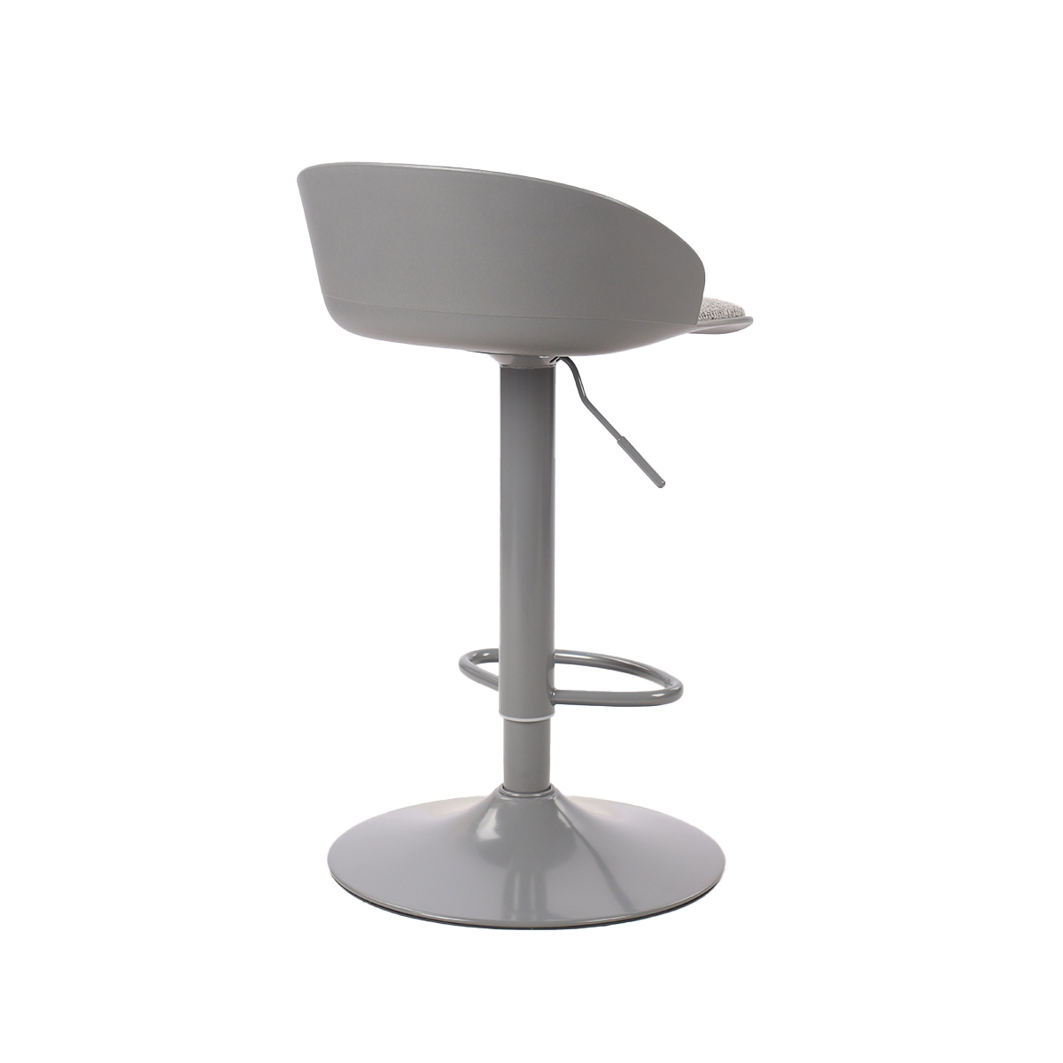 Taburete de bar regulable FLAIR gris