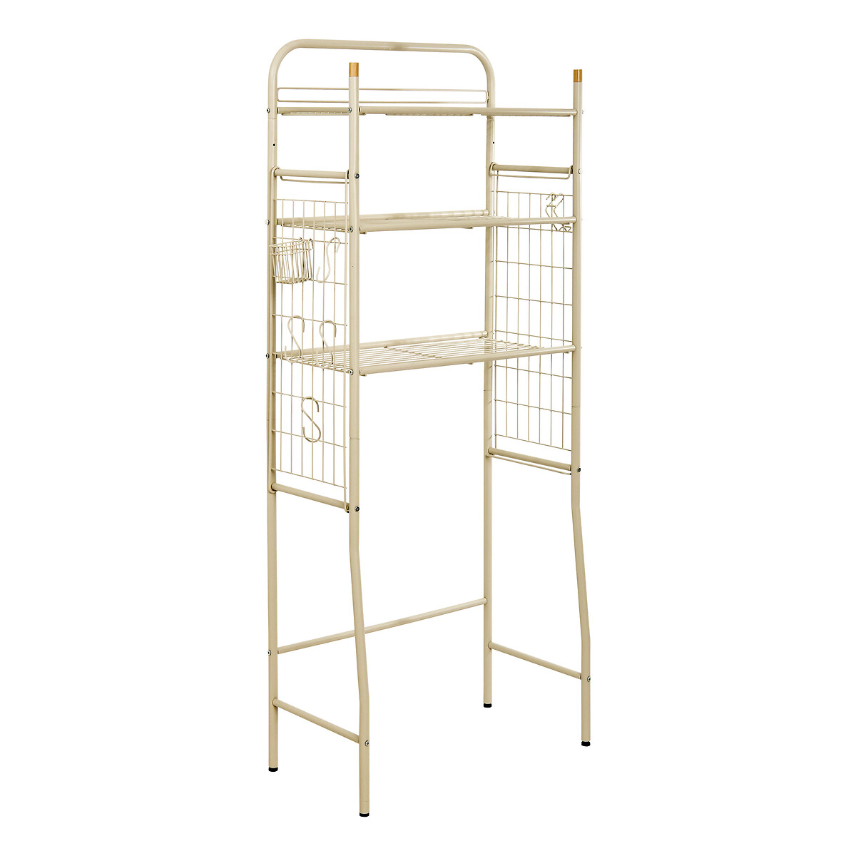 Estante para lavadora beige