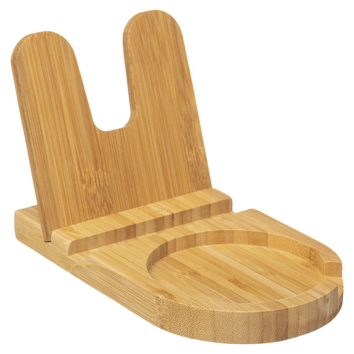 Soporte para cuchara y tapa de cocina de Bamb&uacute;