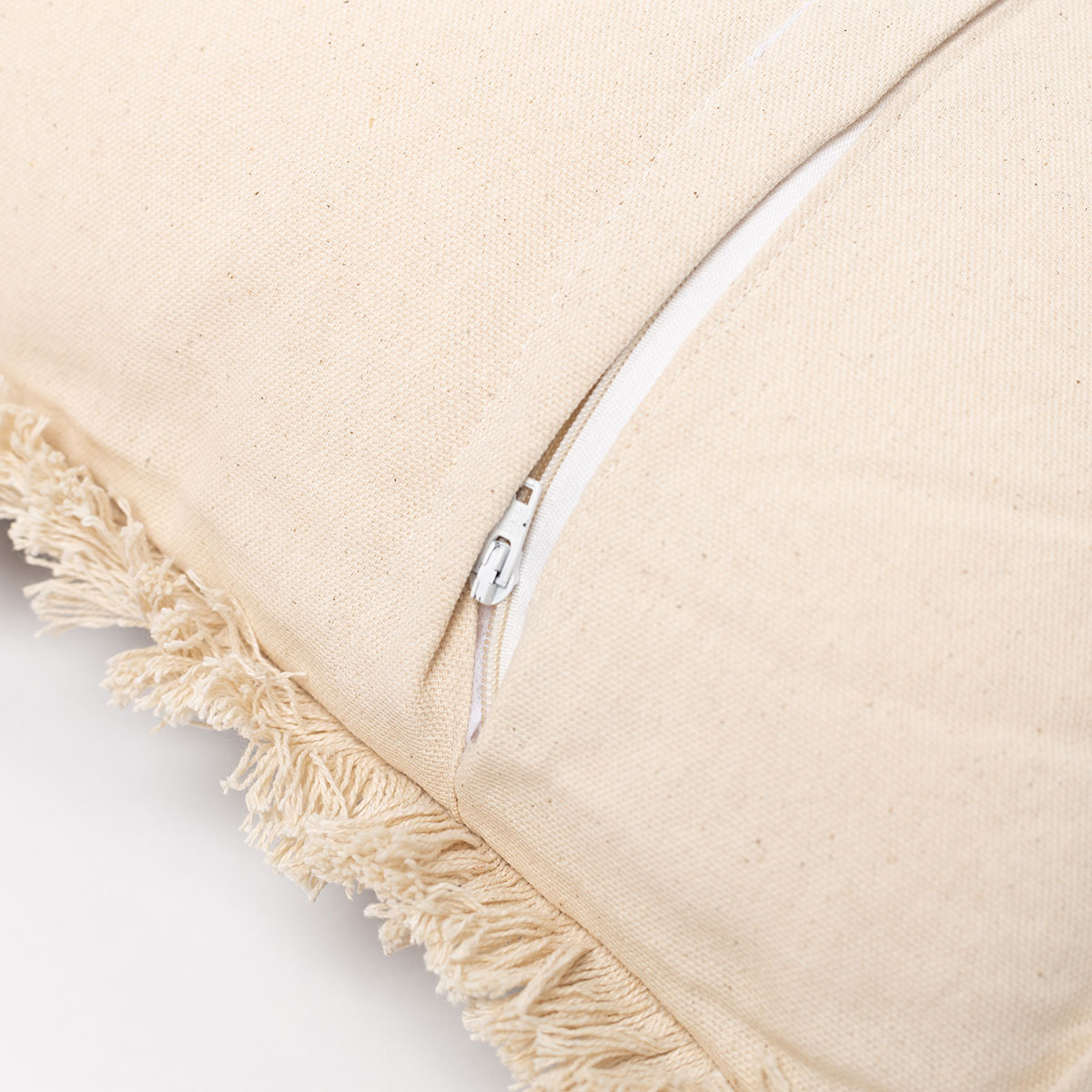 Cojín palmera beige 45x45cm