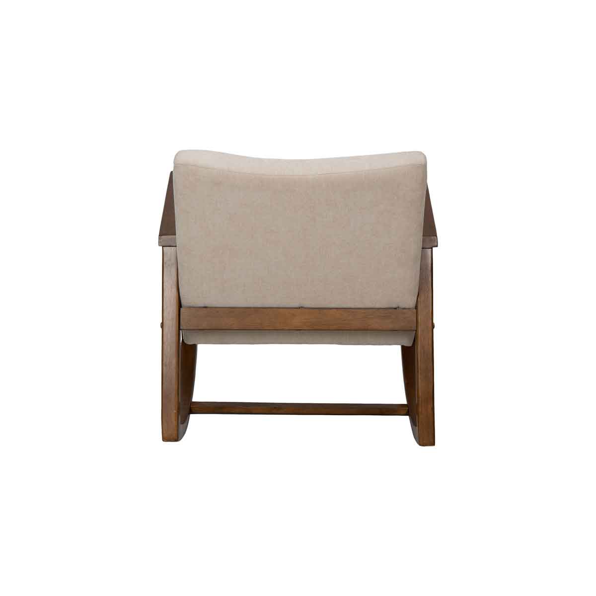 Silla mecedora FRANK Beige 71x88x81Cm