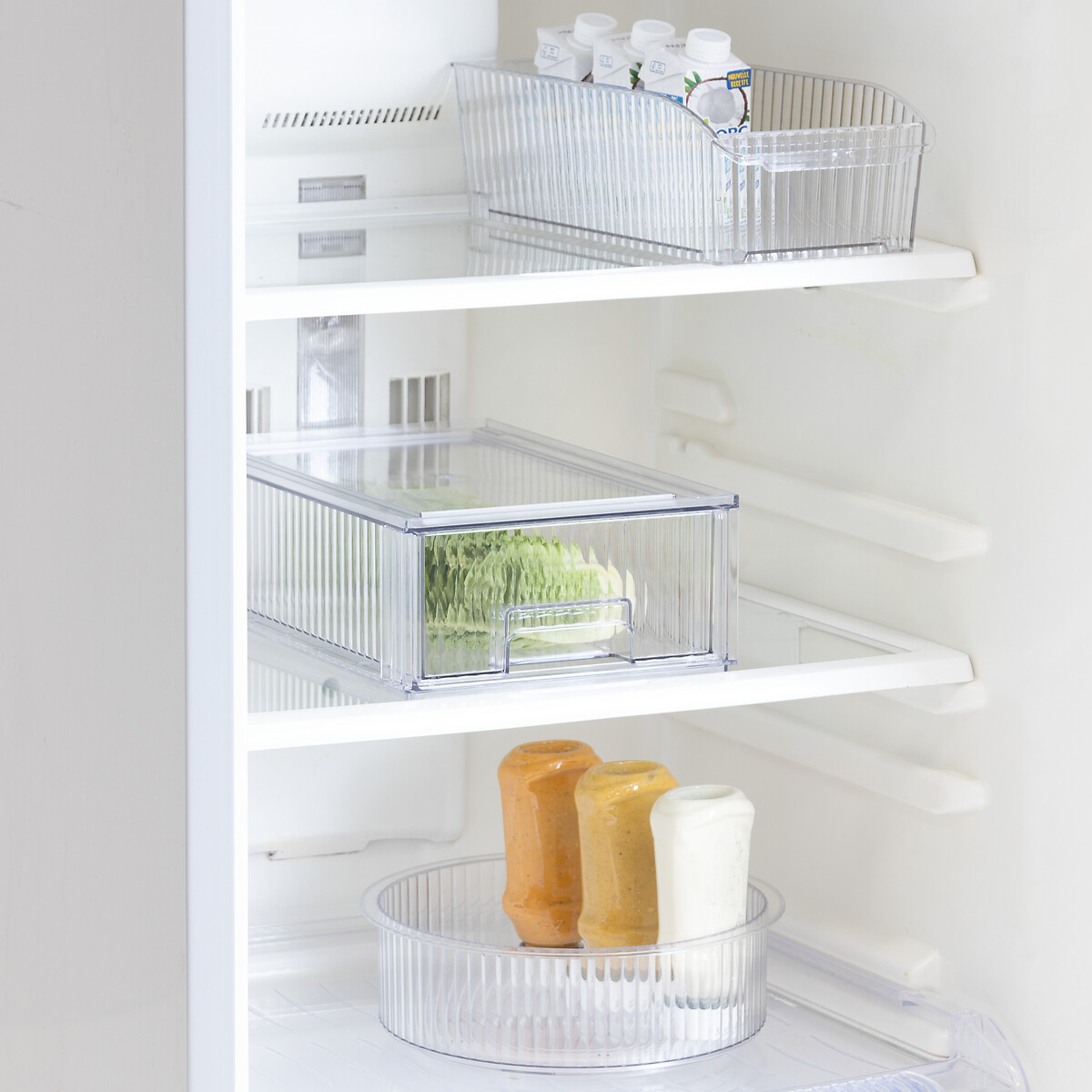 Caja de almacenaje con 1 caj&oacute;n para refrigerador