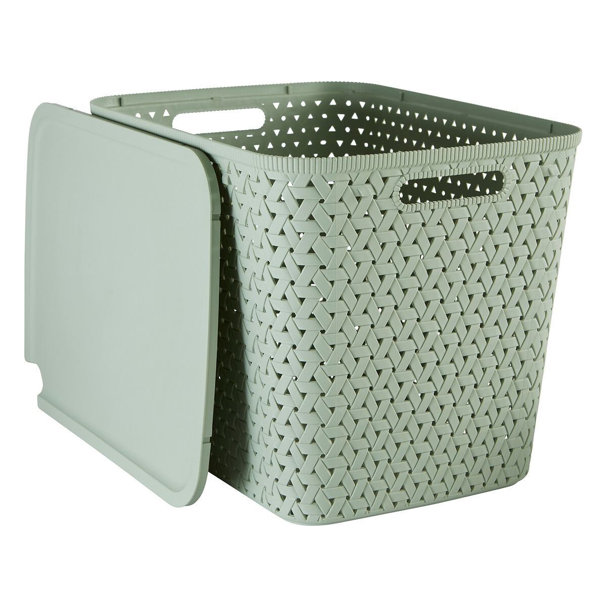 Cesta de almacenaje TRESSY verde 28L