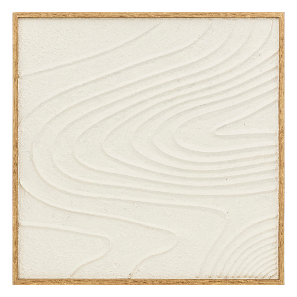 Cuadro decorativo HATEYA de l&iacute;neas con relieve