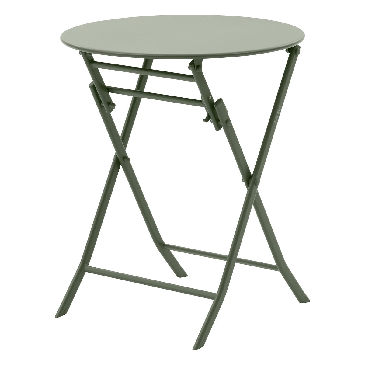 Mesa redonda plegable 2 plazas GREENSBORO verde