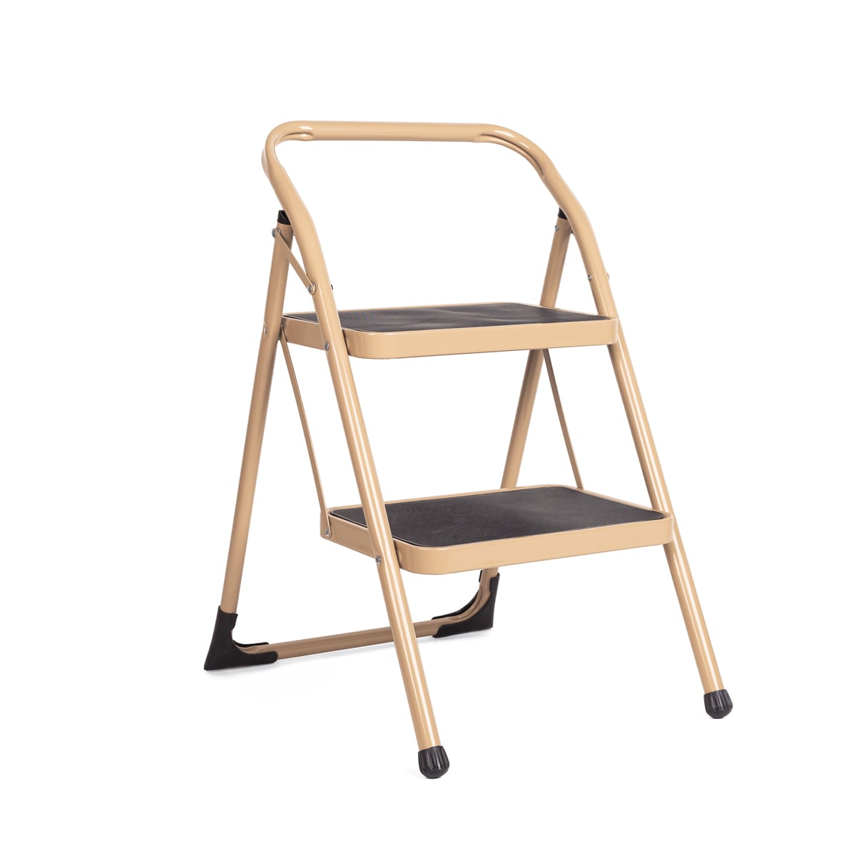 Escalera crema con 2 pelda&ntilde;os