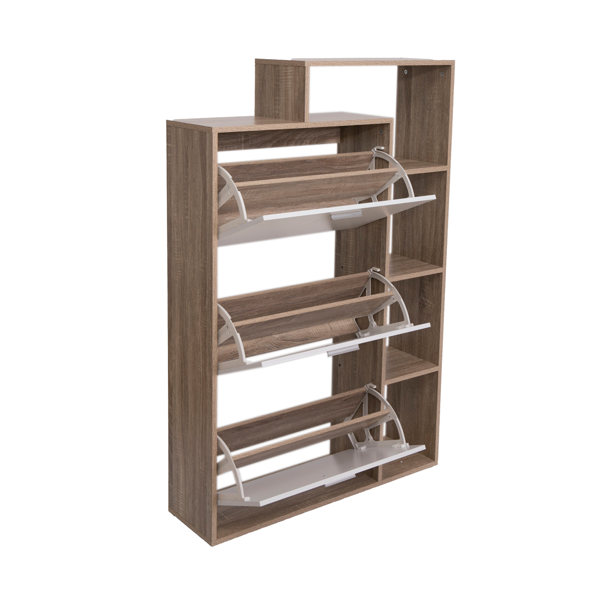 Zapatero  con 3 cajones y 4 estantes 132cm