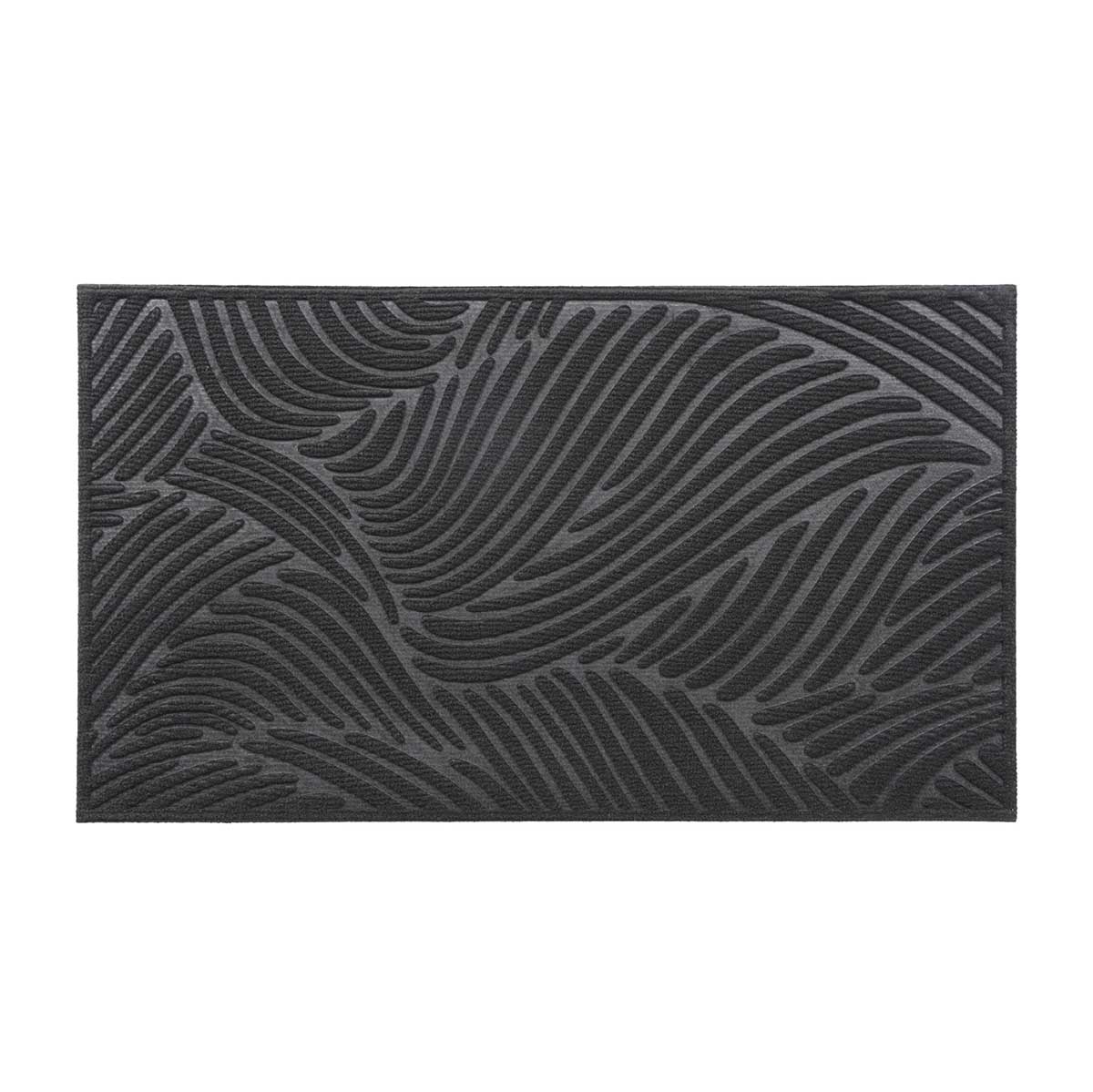 Alfombra Vague Negra 43.5x75cm