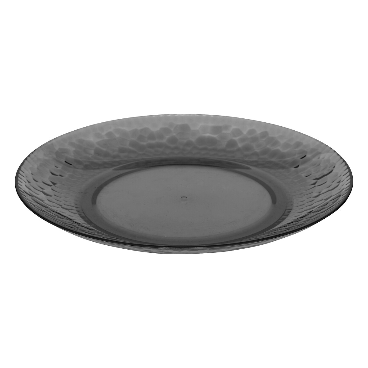 Plato de postre ESTIVA 20cm gris de poliestireno