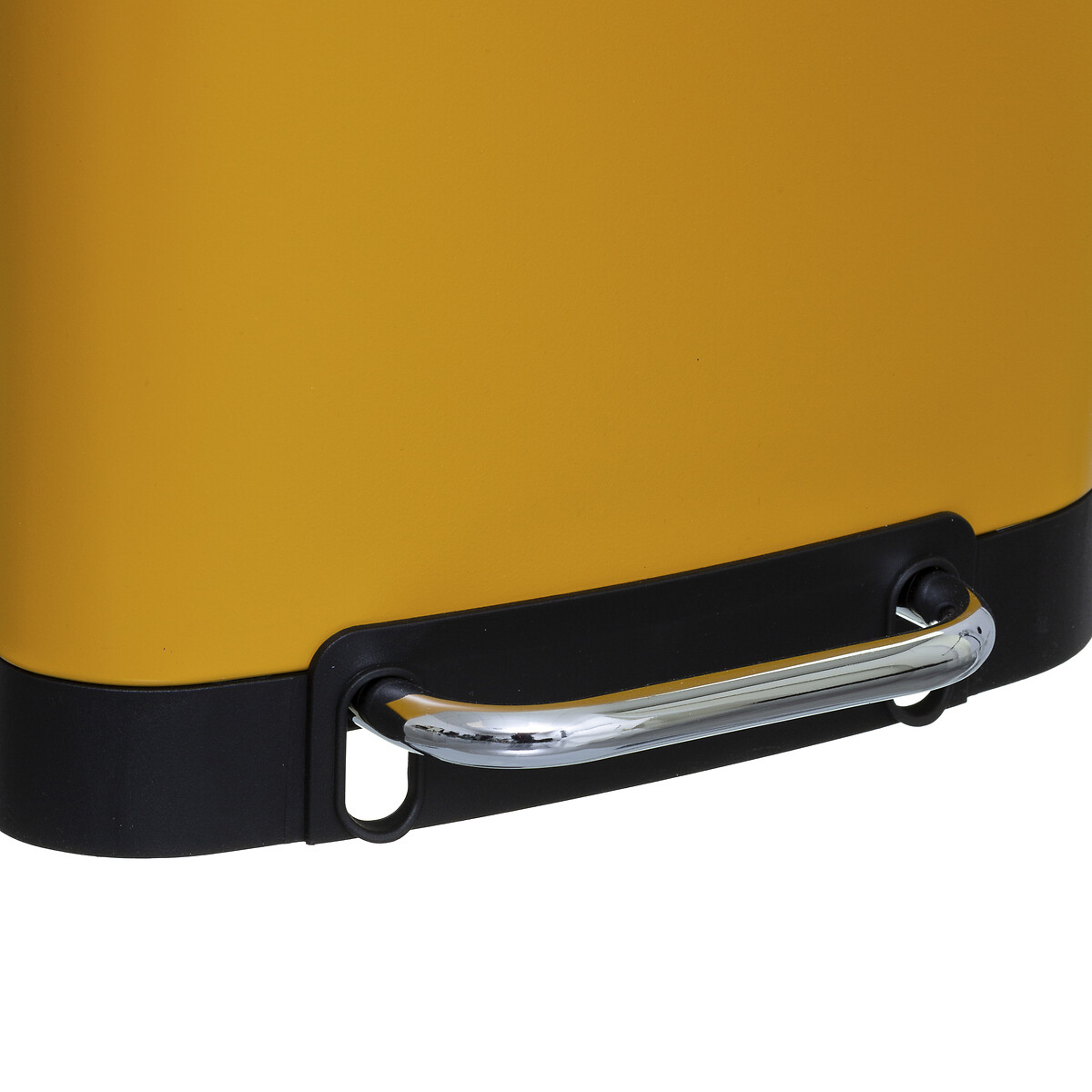 Cubo de basura ARIANE amarillo met&atilde;lico 30l