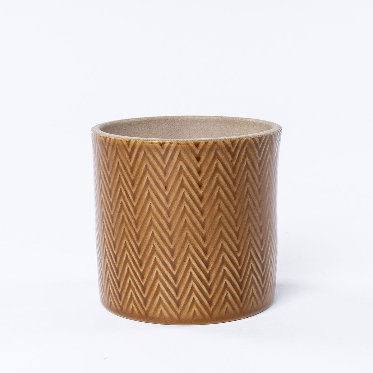 Maceta De Cer&aacute;mica Zig Zag 11cm