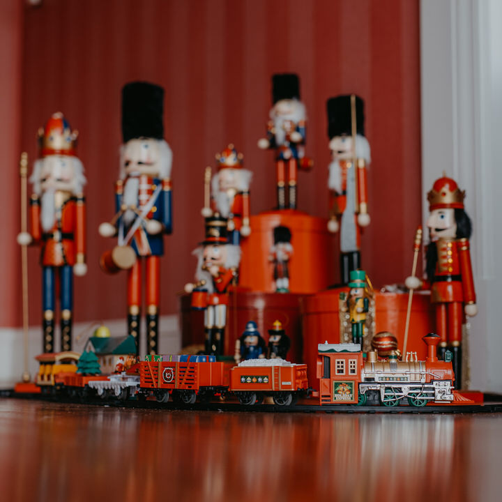 Tren Luminoso Decorativo Con 26 Piezas
