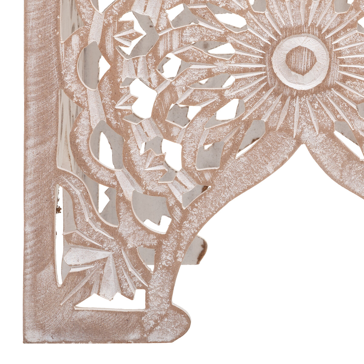 Mesa De Apoio Bege Terre Em MDF 45cm