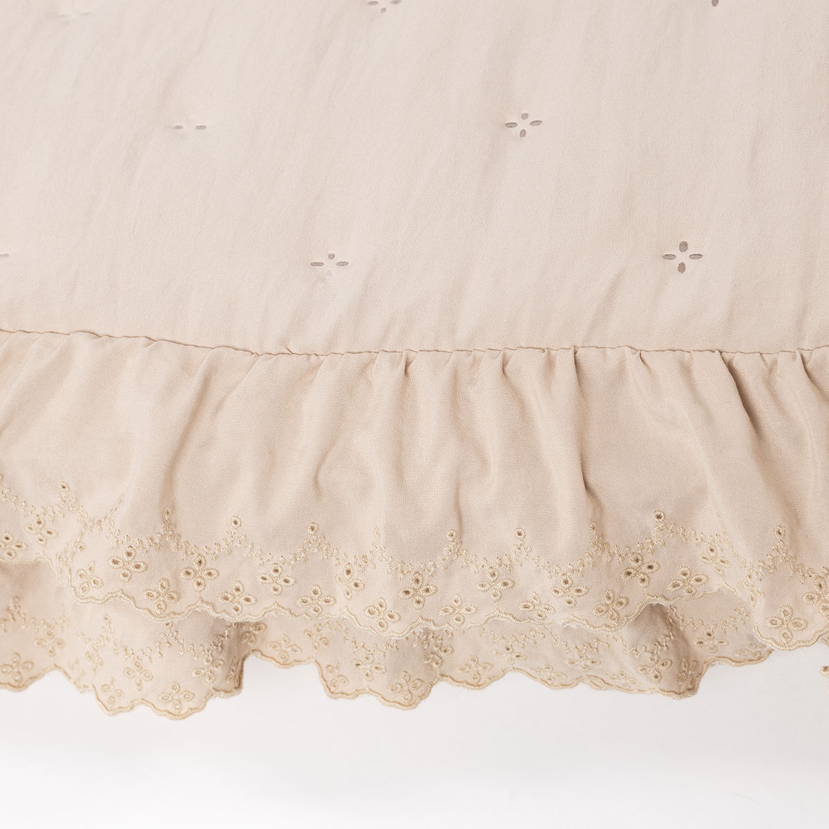 Edredóm AMALFI beige con encaje 250x260cm