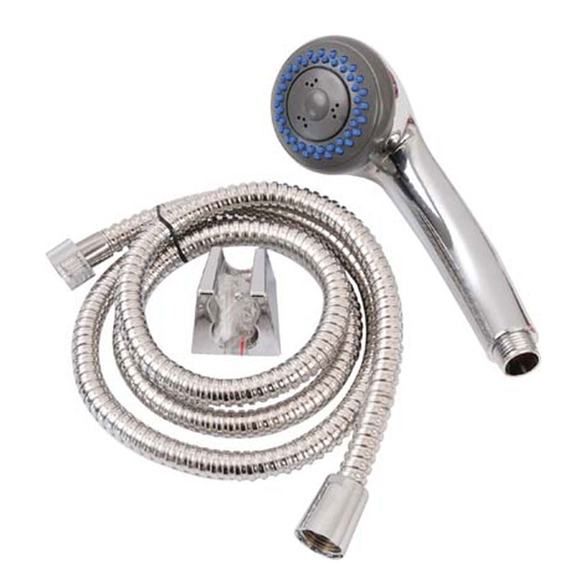 Kit Chuveiro 3 Fun&ccedil;&otilde;es E Mangueira Flex&iacute;vel 150cm