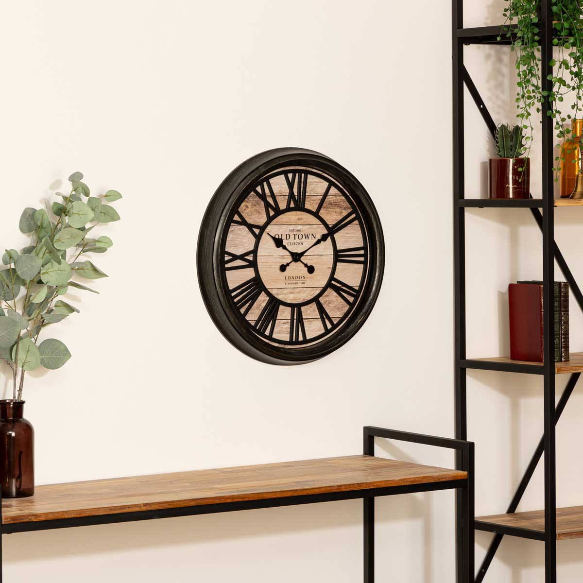 Reloj De Pared Marr&oacute;n 50Cm