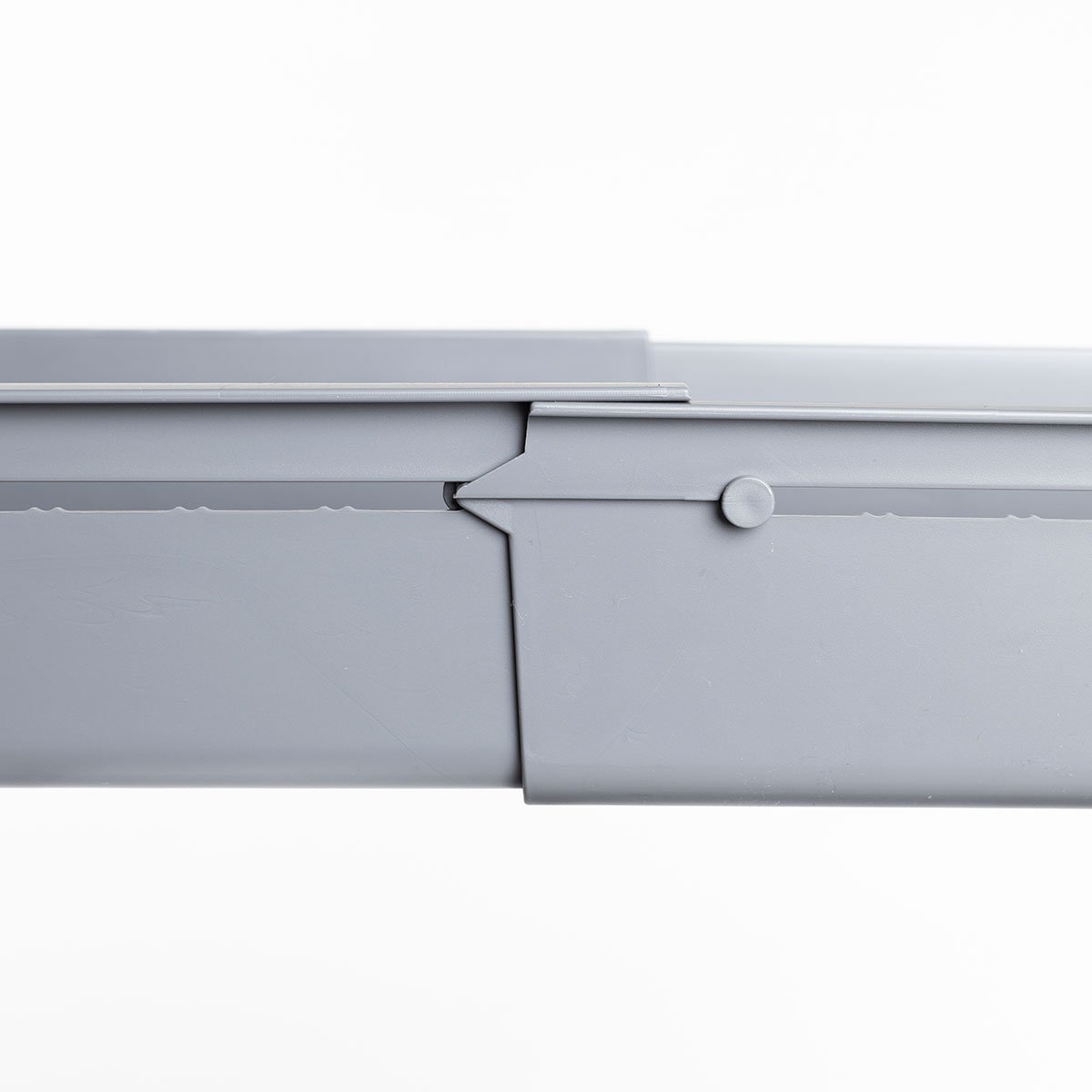 Carrito auxiliar gris extensible con 4 cestos