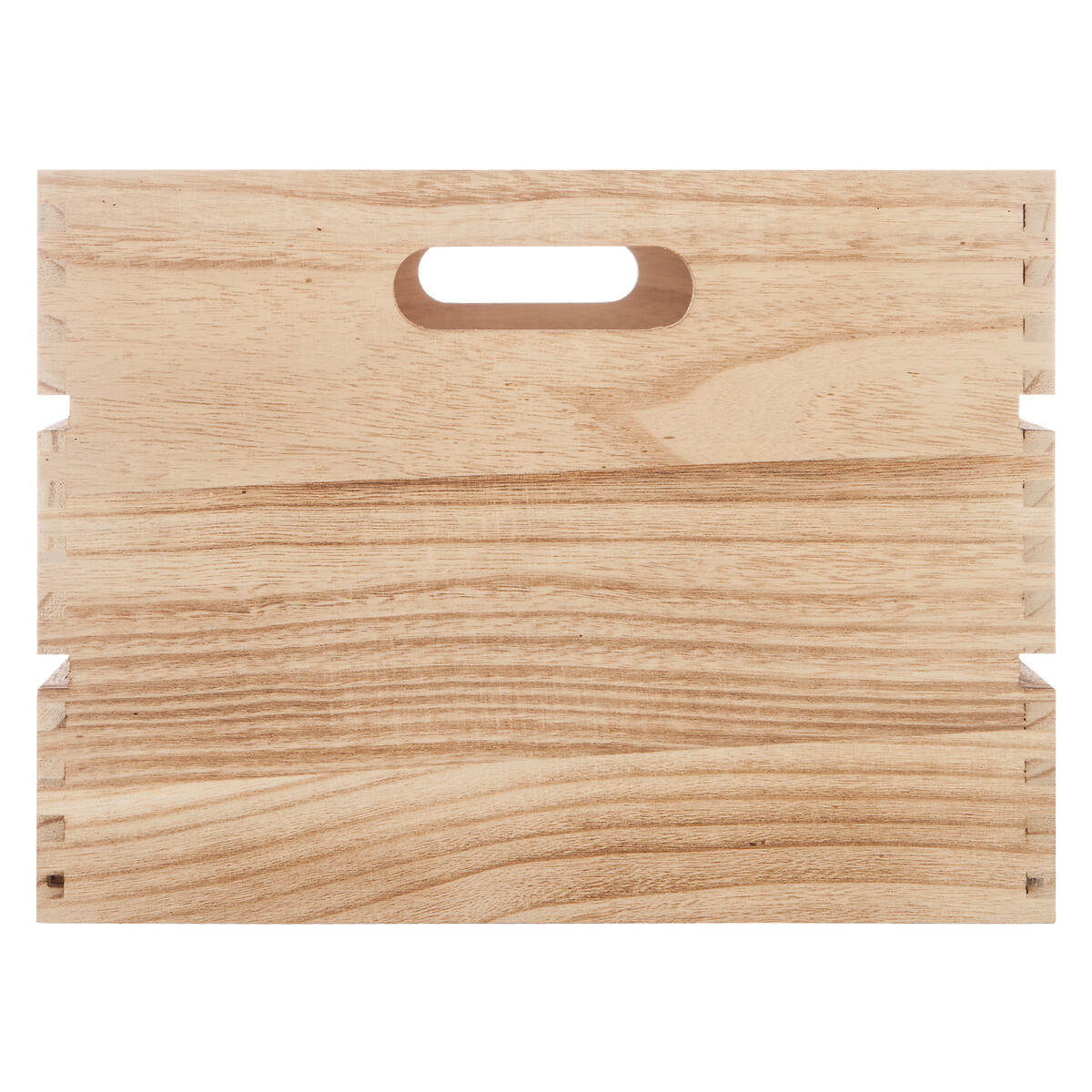 Caixa Em Madeira Factory Natural 25X15X12Cm