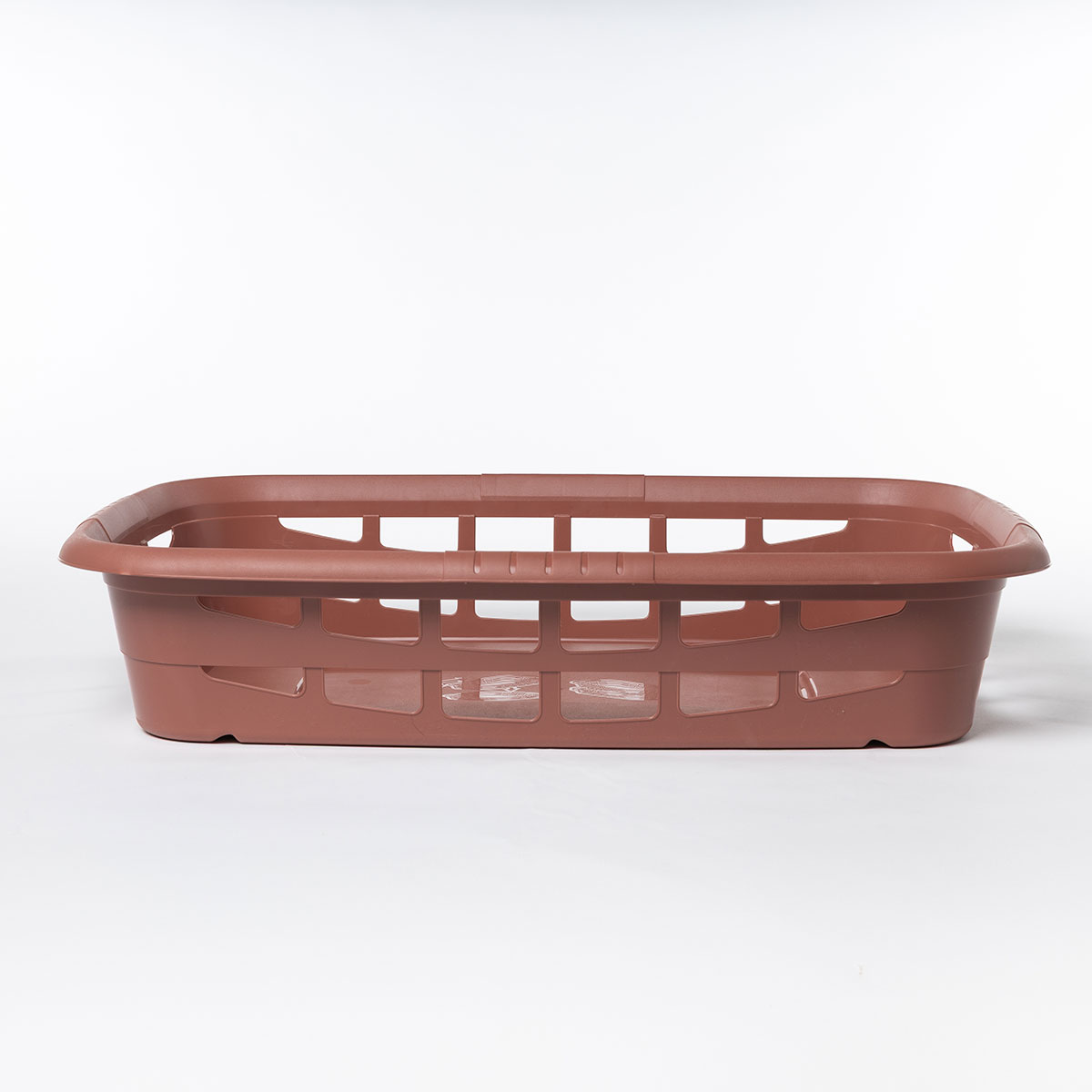 Cesto de ropa bajo de terracota 25L