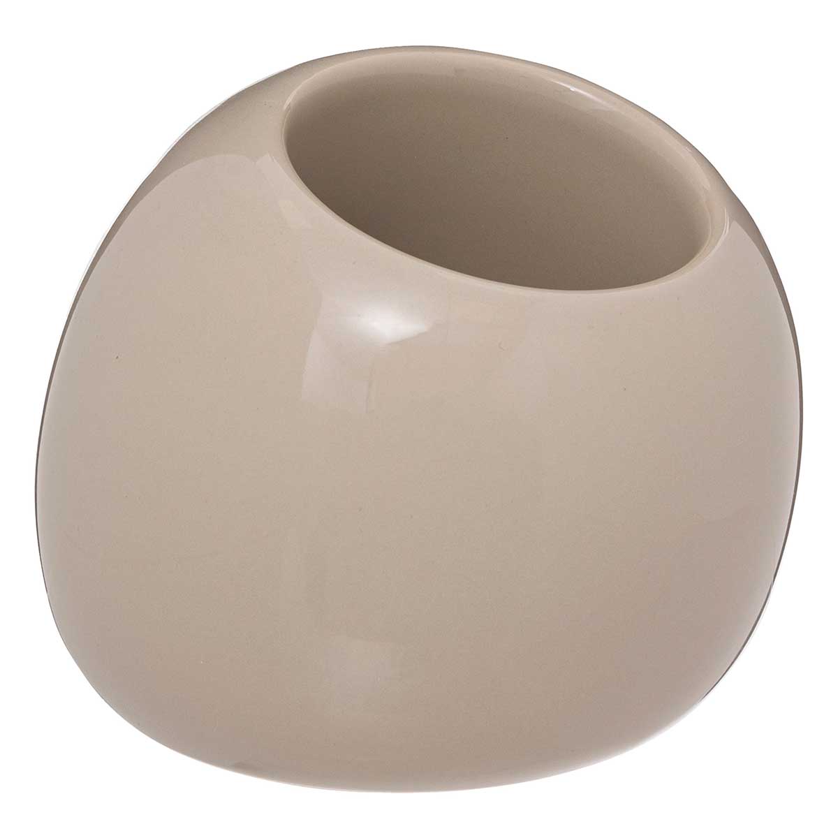 Escobilla de ba&ntilde;o con soporte GALET color lino