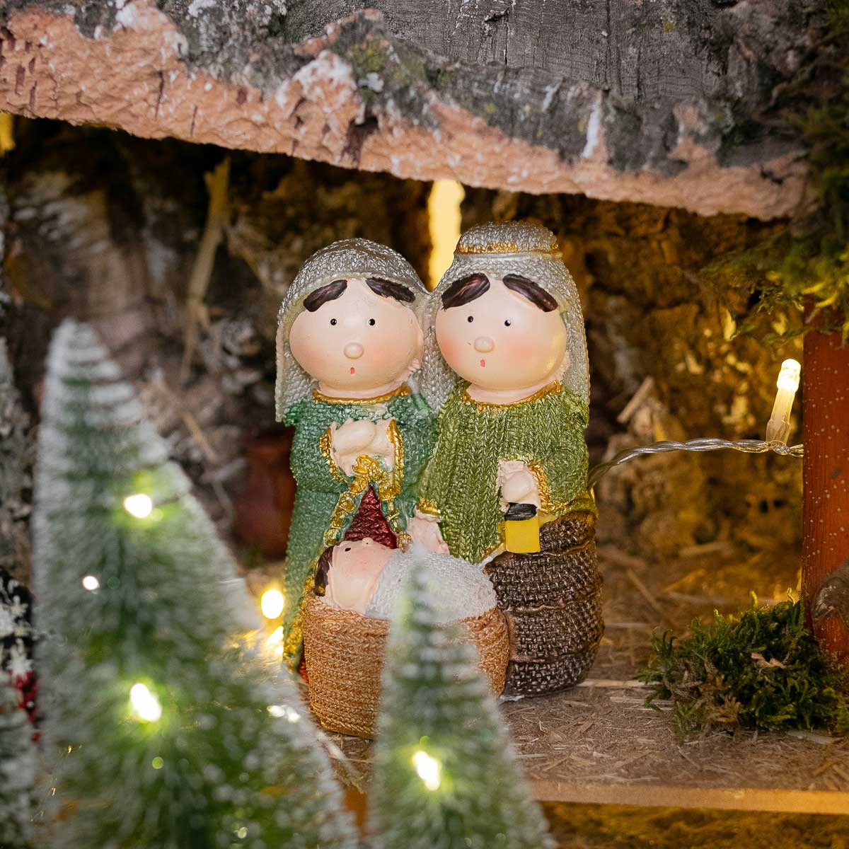 Presépio Infantil Em Resina