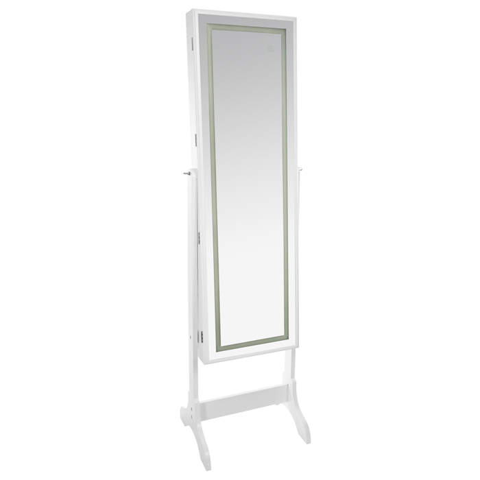Mueble joyero con espejo led