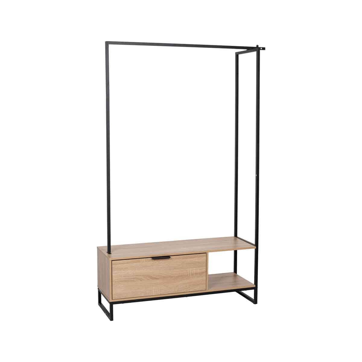 Perchero STORGAN marr&oacute;n 170cm