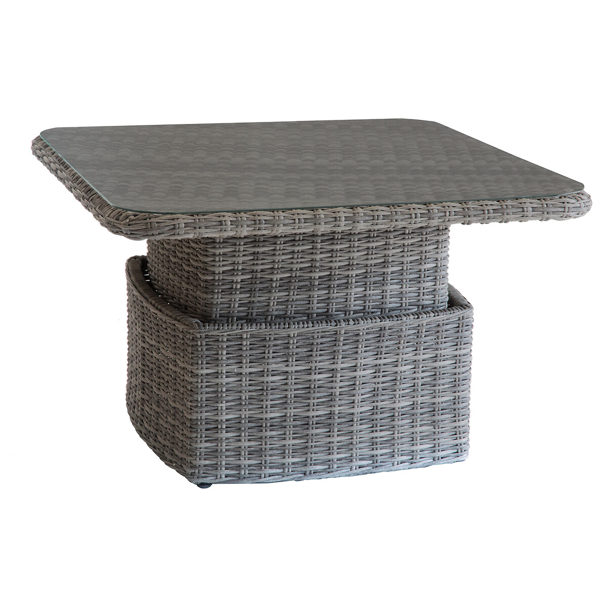 Mesa Cuadrada Moor&eacute;a 110x110x45/69Cm