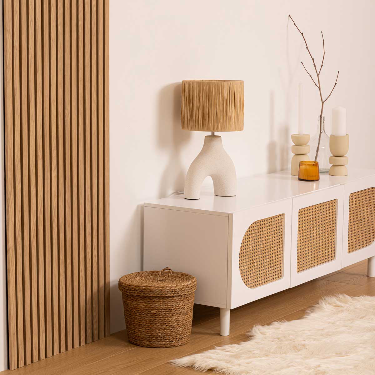 Panel decorativo acústico COLVA de mdf 240cm