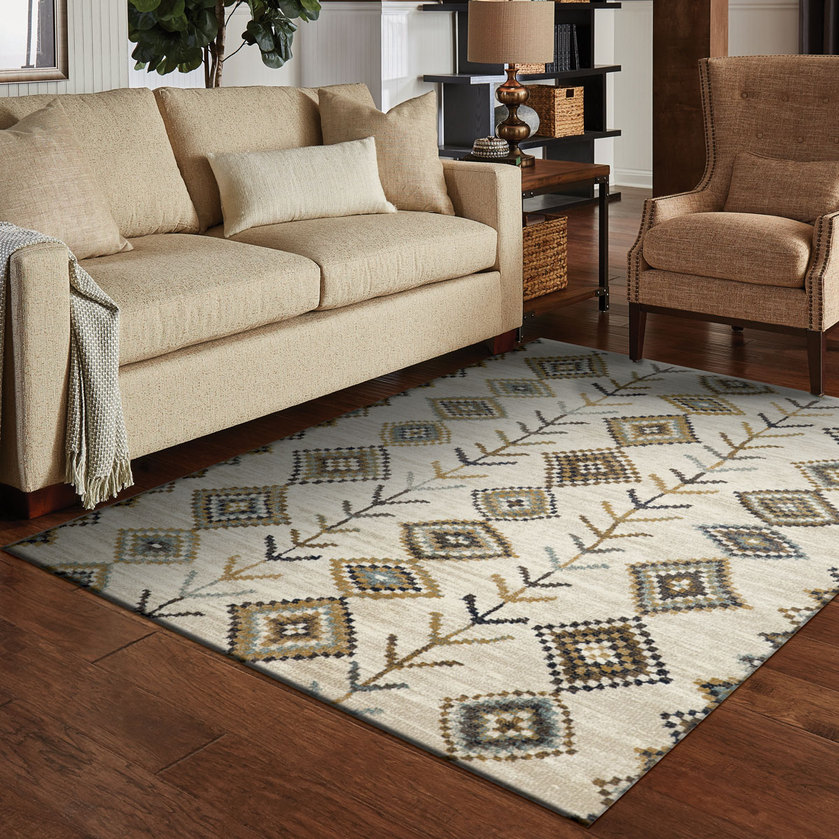 Tapete Quatro Multicolor 200x285cm