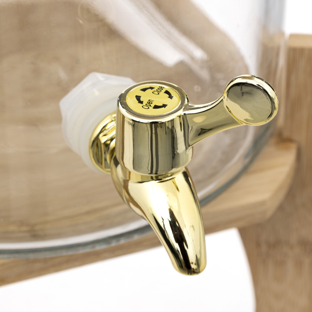 Dispensador Para Bebidas Botânica De Vidrio Y Bam