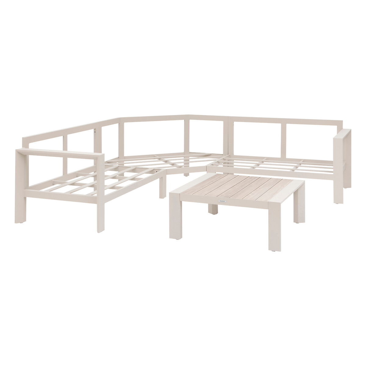 Juego de jardín esquinero ÉVASION beige 