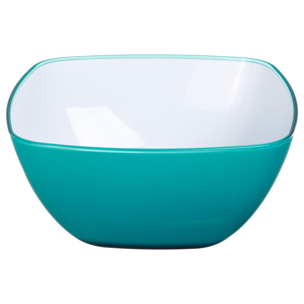 Ensaladera Cuadrada Azul 25Cm