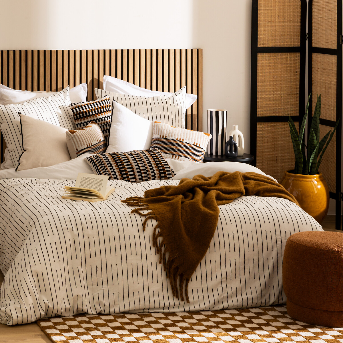 Funda n&oacute;rdica y fundas de coj&iacute;n DOBBY KAIN