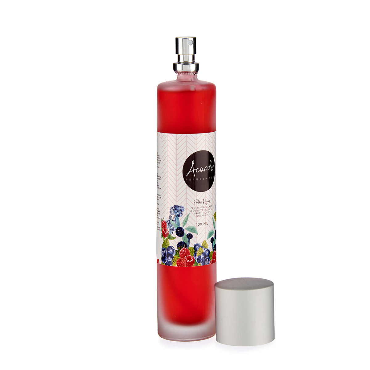 Ambientador spray con aroma de frutos rojos 