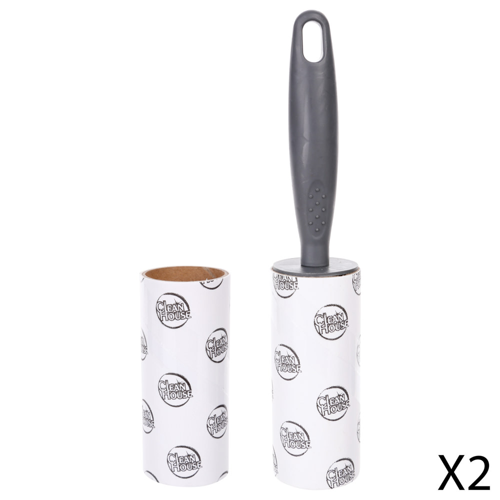 Conjunto De Escova Adesiva E 2 Recargas